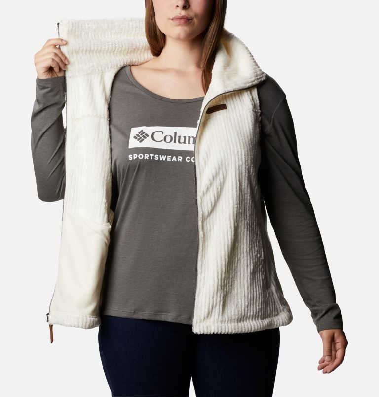 Vesta Columbia Fireside Sherpa Dama Albi | Plus Size SXSMQA701